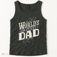 World's Okayest Dad Tank Top thumb 2