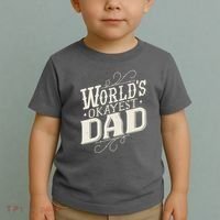 World's Okayest Dad Toddler T-Shirt thumb 2