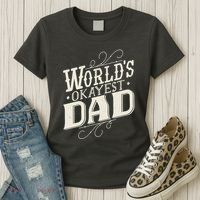 World's Okayest Dad Women's T-Shirt thumb 3