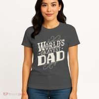 World's Okayest Dad Women's T-Shirt thumb 4