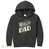 World's Okayest Dad Kids Hoodie thumb 0