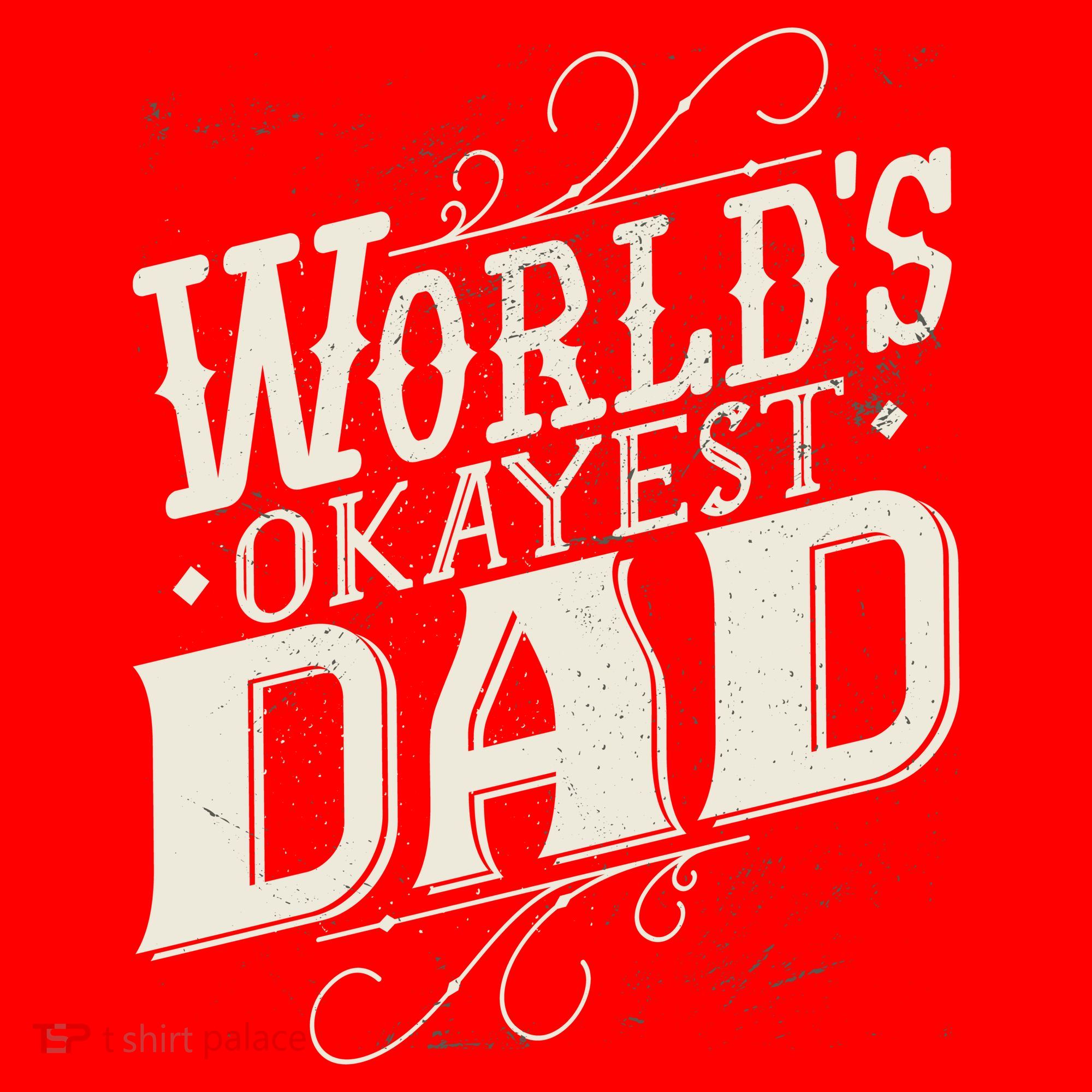 World's Okayest Dad Santa Hat
