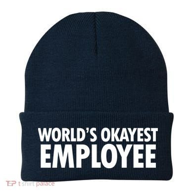 World's Okayest Employee Beanie