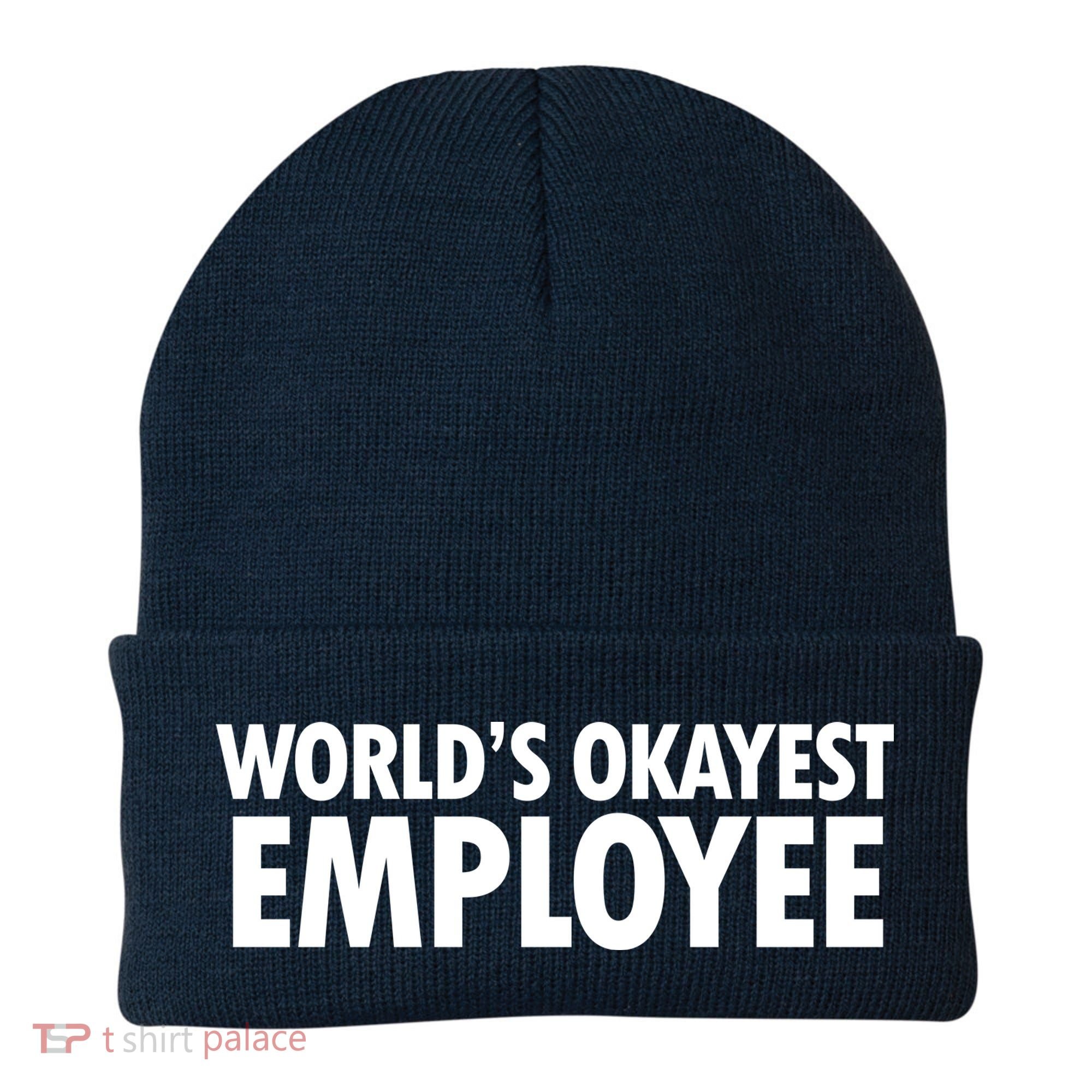 World's Okayest Employee Beanie