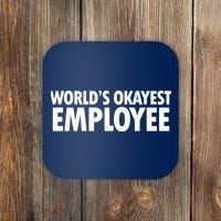 World's Okayest Employee Coaster thumb 0