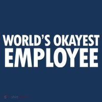 World's Okayest Employee Mousepad thumb 1