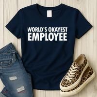 World's Okayest Employee Women's T-Shirt thumb 3