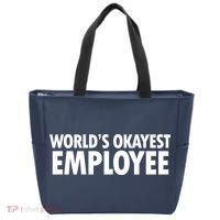 World's Okayest Employee Tote Bag thumb 0