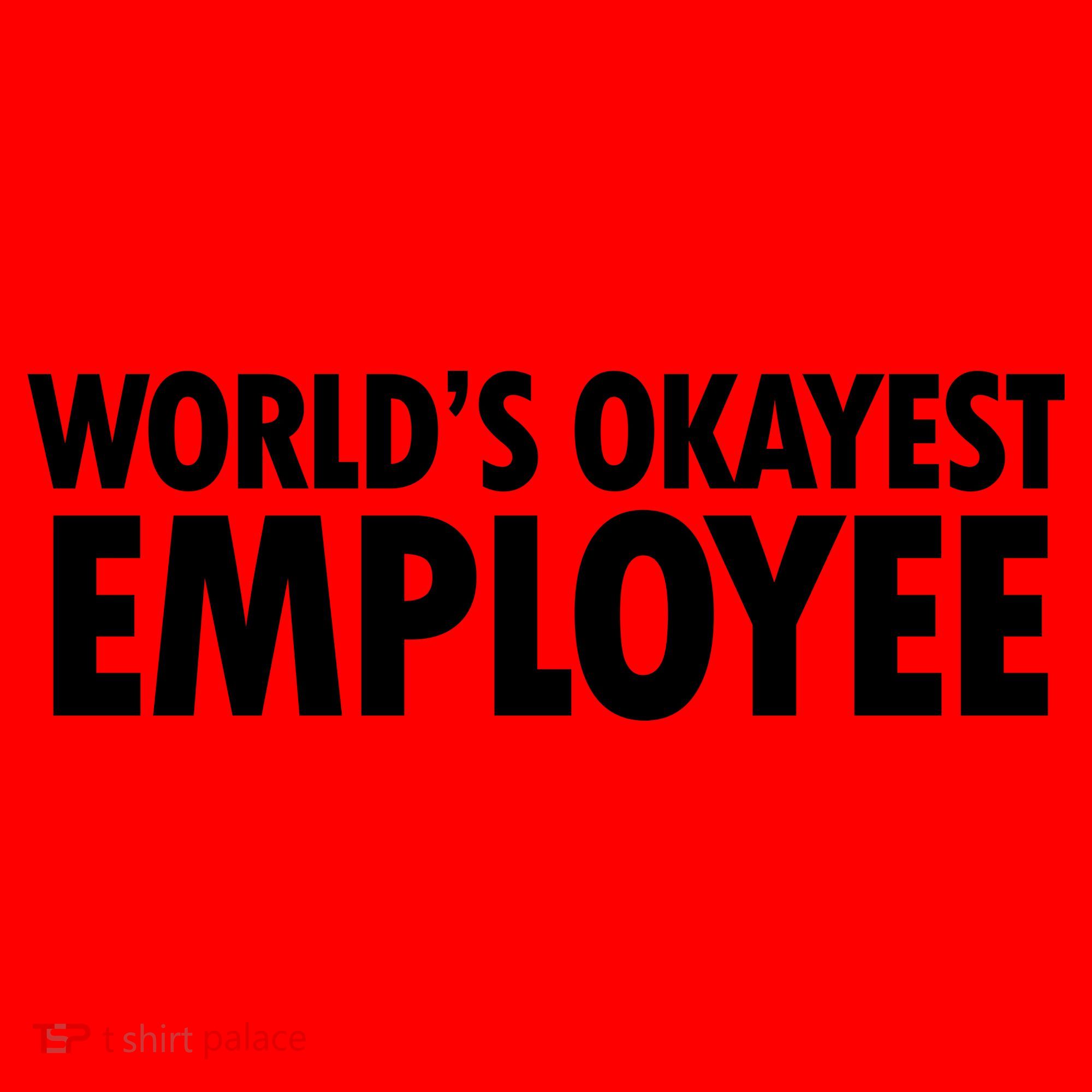 World's Okayest Employee Santa Hat