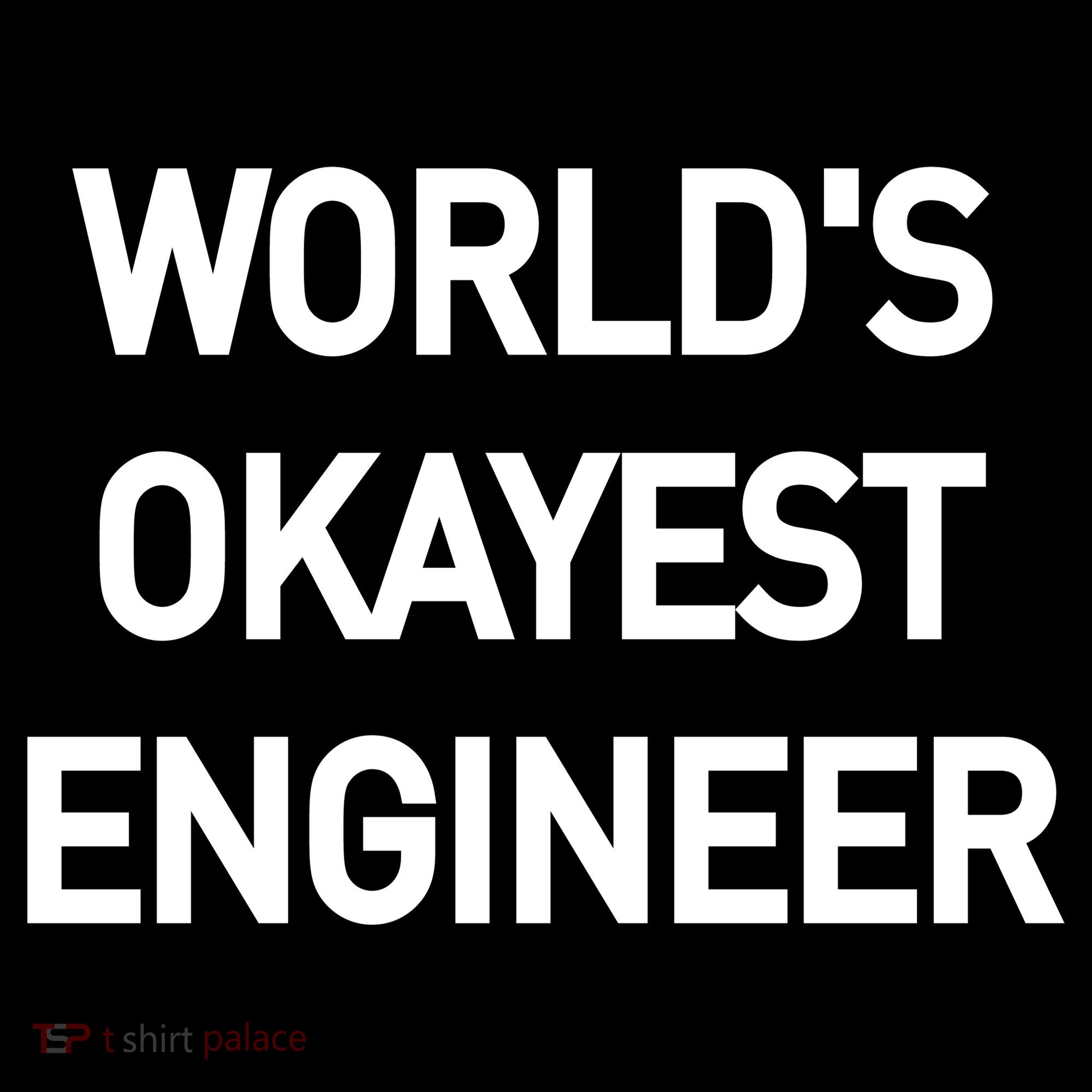 World's Okayest Engineer Doggie Tank