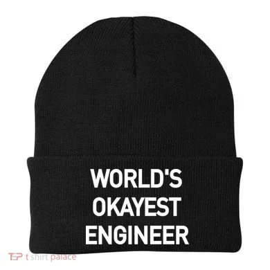 World's Okayest Engineer Beanie