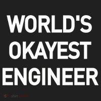 World's Okayest Engineer Golf Towel thumb 3