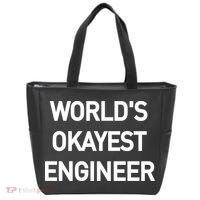 World's Okayest Engineer Tote Bag thumb 0