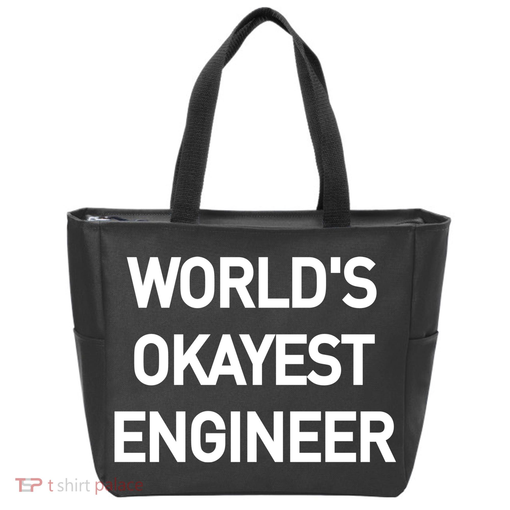 World's Okayest Engineer Tote Bag