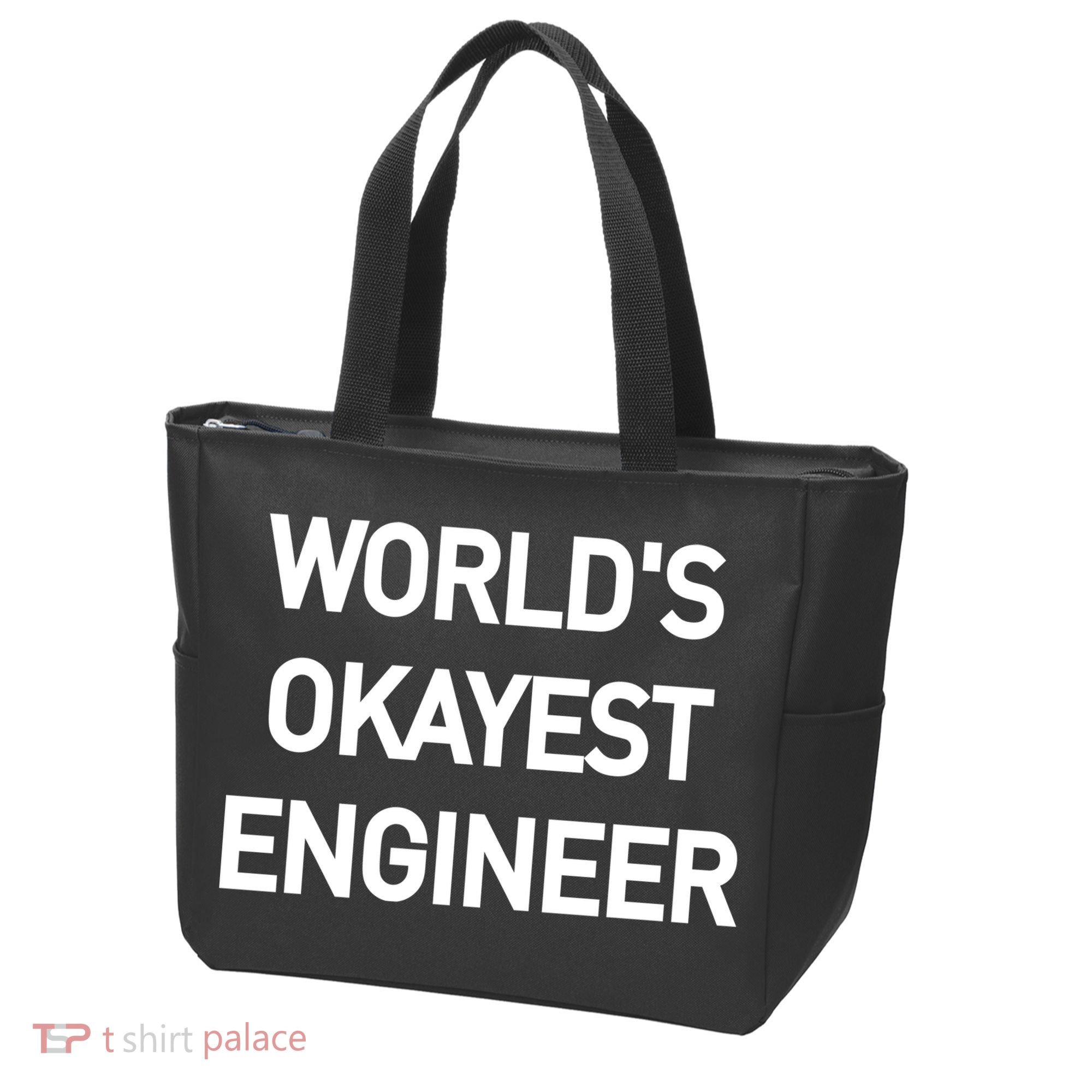 World's Okayest Engineer Tote Bag