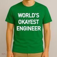 World's Okayest Engineer T-Shirt thumb 3