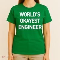 World's Okayest Engineer T-Shirt thumb 4