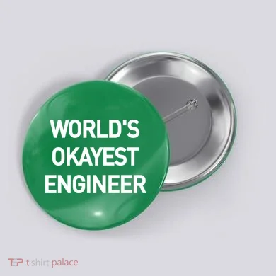 World's Okayest Engineer Button