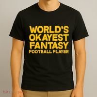 World's Okayest Fantasy Football Player T-Shirt thumb 3