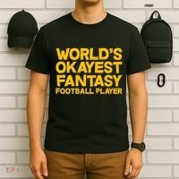 World's Okayest Fantasy Football Player T-Shirt thumb 6