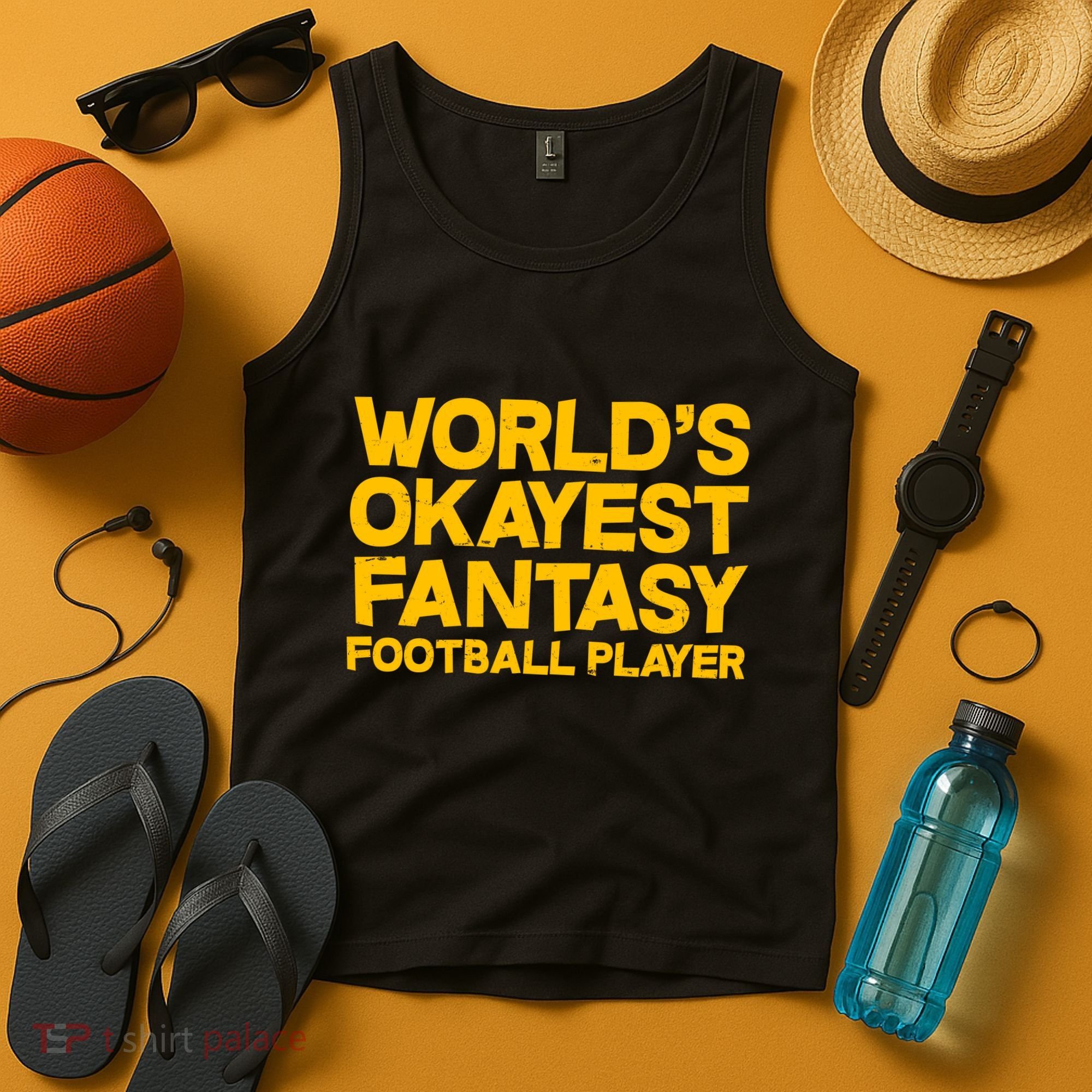 World's Okayest Fantasy Football Player Tank Top