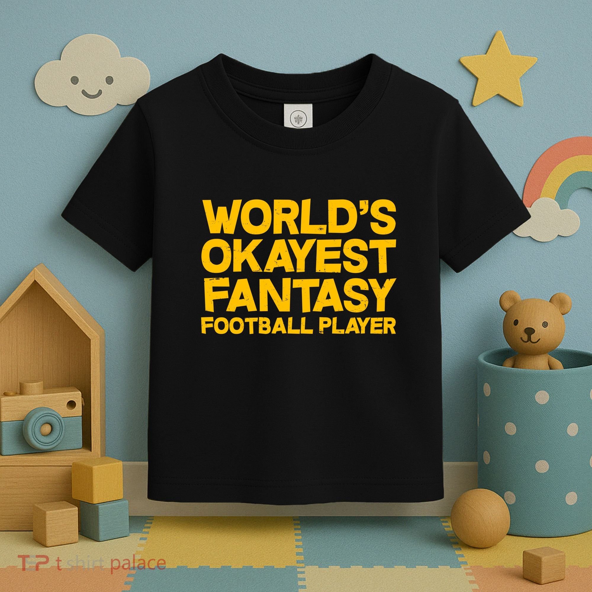 World's Okayest Fantasy Football Player Toddler T-Shirt