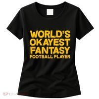 World's Okayest Fantasy Football Player Women's T-Shirt thumb 0