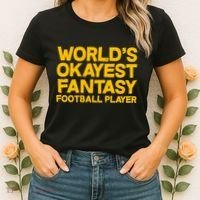 World's Okayest Fantasy Football Player Women's T-Shirt thumb 2