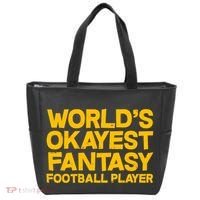 World's Okayest Fantasy Football Player Tote Bag thumb 0