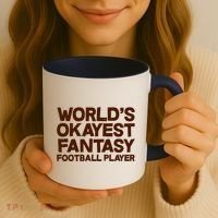 World's Okayest Fantasy Football Player Coffee Mug thumb 3