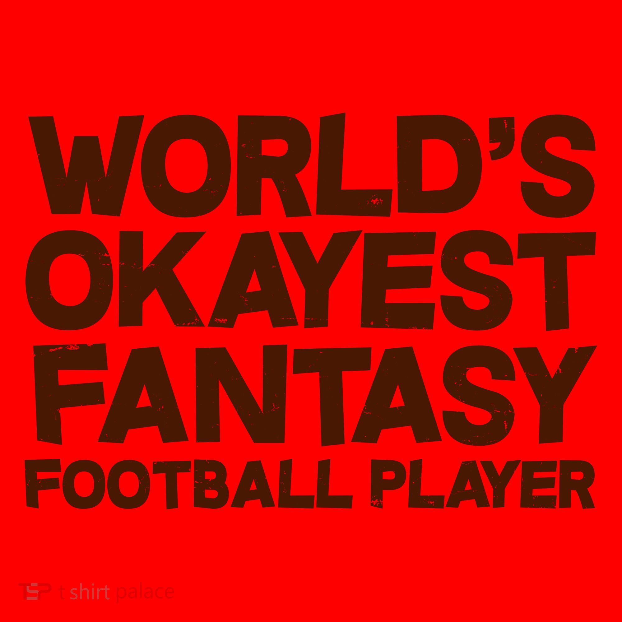 World's Okayest Fantasy Football Player Santa Hat