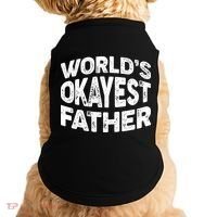World's Okayest Father Doggie Tank thumb 0