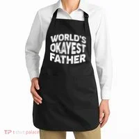 World's Okayest Father Apron thumb 2