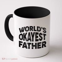 World's Okayest Father Coffee Mug thumb 0