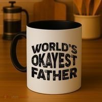 World's Okayest Father Coffee Mug thumb 4