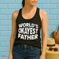 World's Okayest Father Women's Tank Top thumb 2