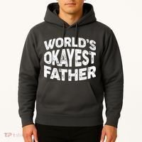 World's Okayest Father Hoodie thumb 2