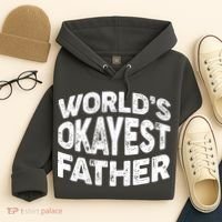 World's Okayest Father Hoodie thumb 4
