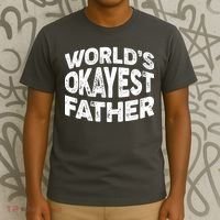 World's Okayest Father T-Shirt thumb 3