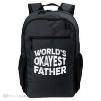 World's Okayest Father Backpack thumb 0