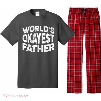 World's Okayest Father Pajama Set