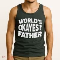 World's Okayest Father Tank Top thumb 3