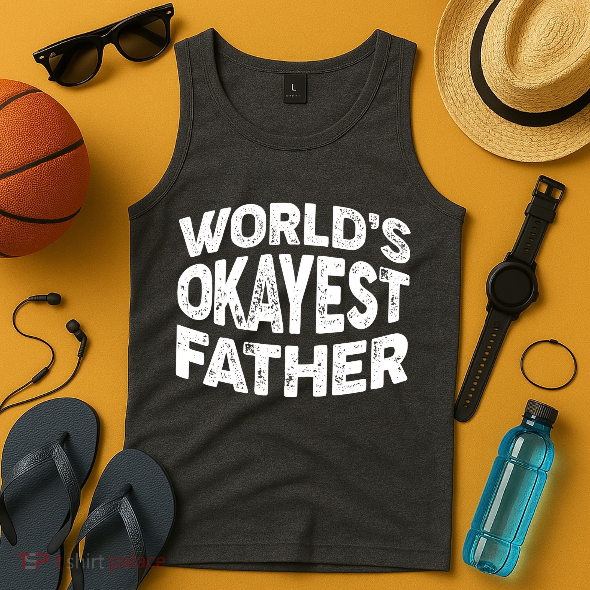 World's Okayest Father Tank Top
