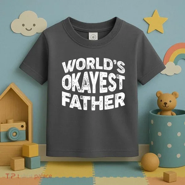 World's Okayest Father Toddler T-Shirt