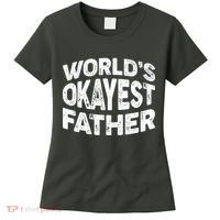 World's Okayest Father Women's T-Shirt thumb 0