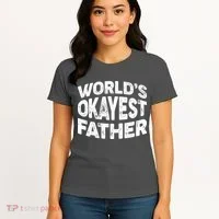 World's Okayest Father Women's T-Shirt thumb 4