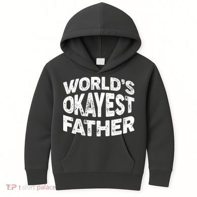 World's Okayest Father Kids Hoodie
