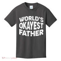 World's Okayest Father Kids T-Shirt thumb 0