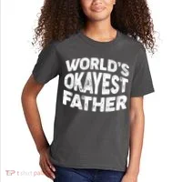 World's Okayest Father Kids T-Shirt thumb 2