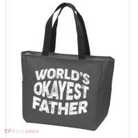 World's Okayest Father Tote Bag thumb 3